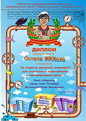 Диплом Метельскому И.М. Санкт-Петербург